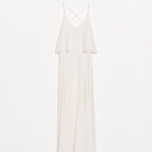 Zara White Maxi Dress